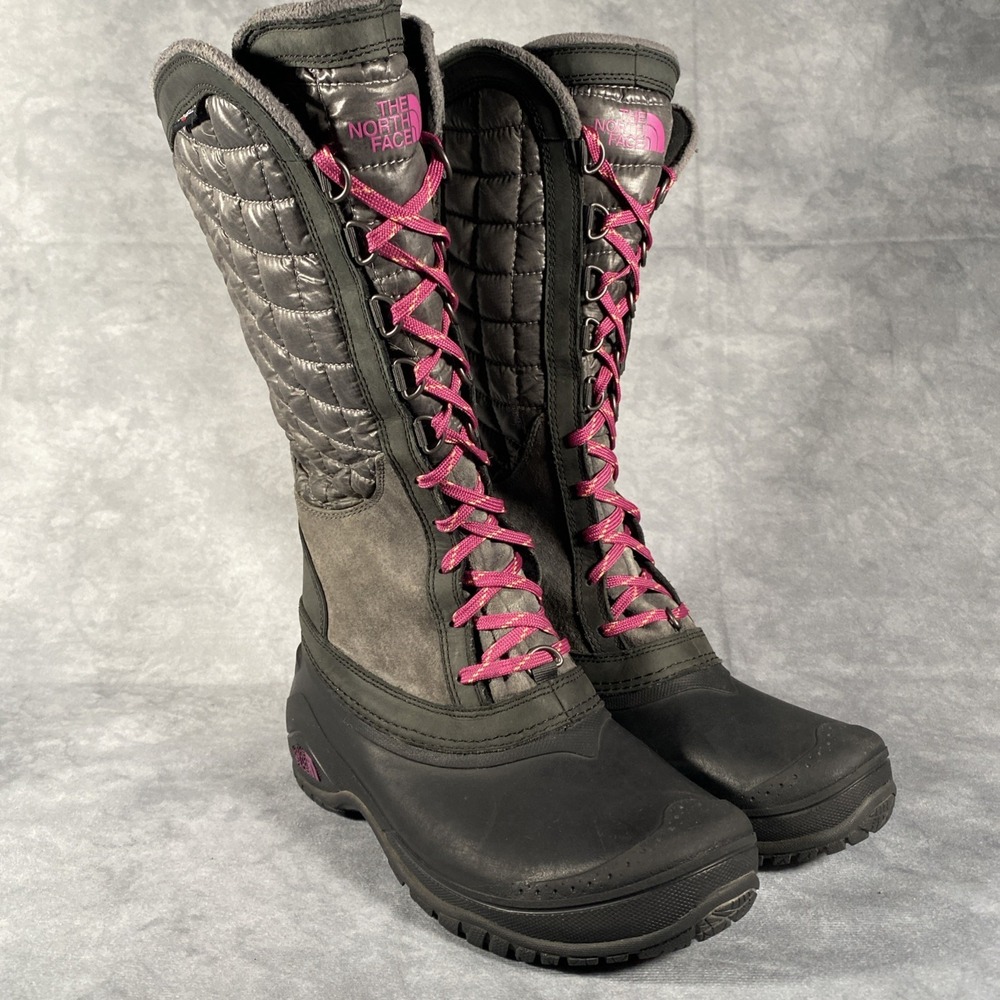 The North Face Thermoball Size 8 Waterproof Rain Snow Boots Winter Utility